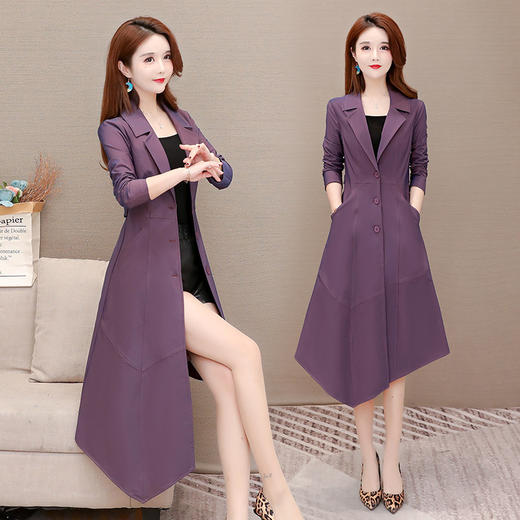 YWE  OS-JF1003时尚气质修身显瘦风衣外套 商品图2