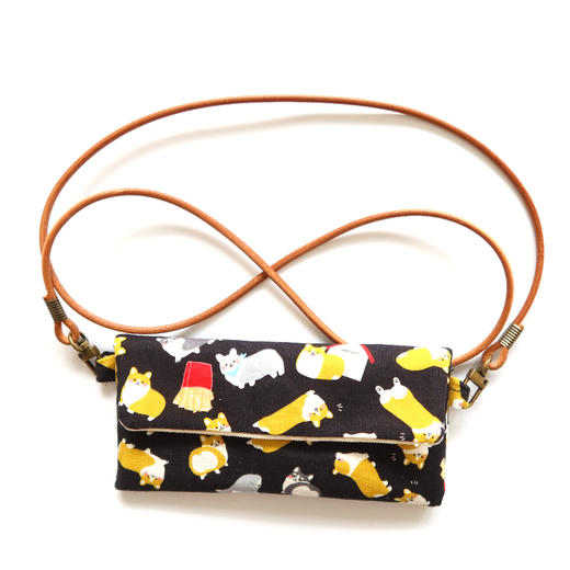 HUJI祤集Comfy斜挎包插画柯基屁屁爆米花 商品图3