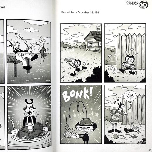 【中商原版】Bendy Crack Up Comics Collection 英文原版 Bendy复古漫画集 Vannotes 商品图5