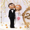 【3576】双层婚礼纪念日蛋糕白底 商品缩略图1