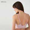 Ubras通勤莫代尔隐形背勾文胸罩竖条纹内衣女无钢圈秋薄款美背 商品缩略图1