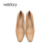 westory高跟鞋女2021年新款春季设计感小众细跟婚鞋W21AE52161 商品缩略图3