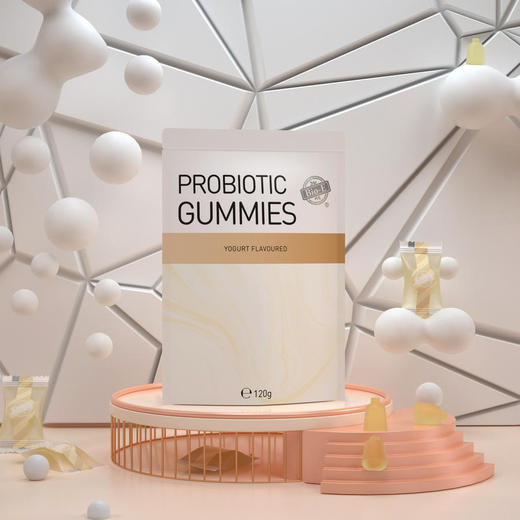 【bio-e】澳洲bio-e胶原蛋白软糖花胶花青素益生菌睡眠益生菌花胶蔓越莓水果软糖120g 商品图1