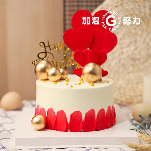 红色爱心蛋糕 商品图3