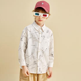 【特价清仓】龙之涵 儿童休闲衬衣 春秋衬衫中大童衬衣打底衫百搭好穿