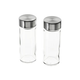 IKEA 宜家 ÖRTFYLLD 约特菲德 调味罐 玻璃 不锈钢 10 厘升