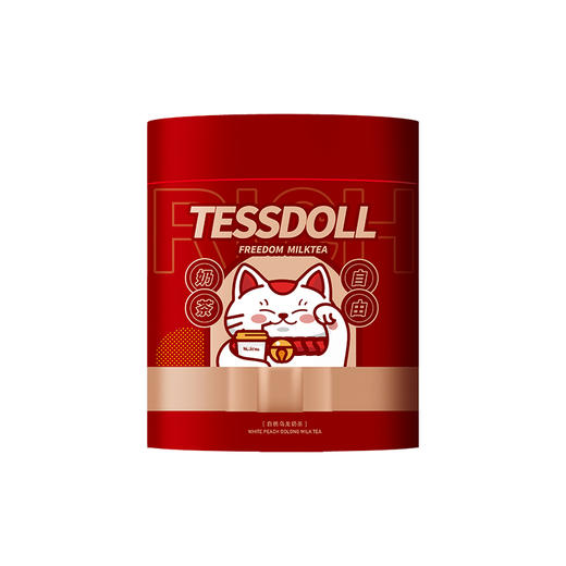 台仕朵Tessdoll 白桃乌龙奶茶1罐 [福利品] 商品图1