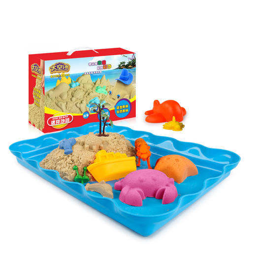 太空沙儿童玩具沙子男女孩橡皮泥超轻粘土橡皮泥彩泥魔力动力套装 商品图1