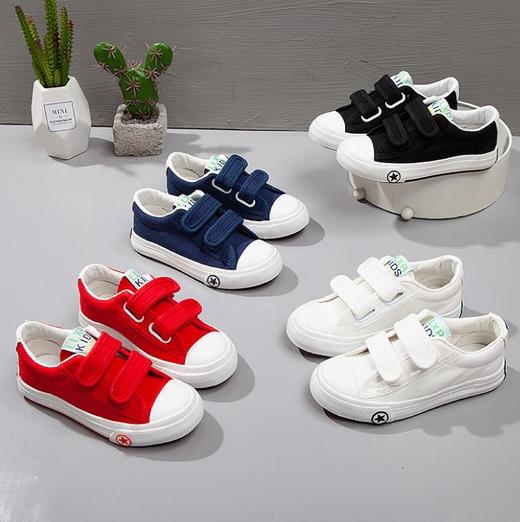 【童鞋】儿童帆布鞋男女童单鞋学生板鞋 商品图0
