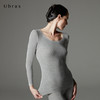 Ubras时尚打底系列舒适无痕上衣女秋季款薄修身秋衣长袖打底 商品缩略图3