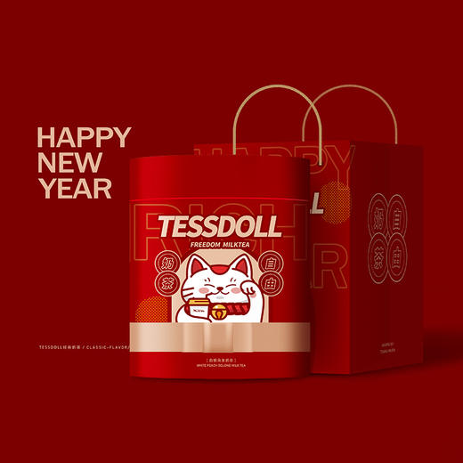 台仕朵Tessdoll 白桃乌龙奶茶1罐 [福利品] 商品图0