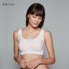 Ubras网纱拼接背心文胸后背V领内衣女无钢圈薄款透气速干胸罩 商品缩略图1