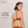 Ubras浮影蕾丝简约背勾文胸无钢圈薄款条纹织带透气3/4杯胸罩女 商品缩略图3
