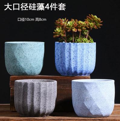 多肉花盆肉肉植物大小创意老桩阳台内套装组合陶瓷罐-CG 商品图4