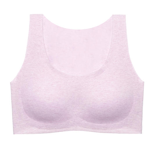 Ubras植物染背心式文胸舒适无痕内衣女无钢圈秋款胸罩孕期新 商品图1