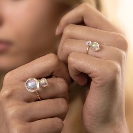 北京仓｜La môme bijou-2 Bulles-泡泡 戒指（大号）［法国设计师］ 商品图1