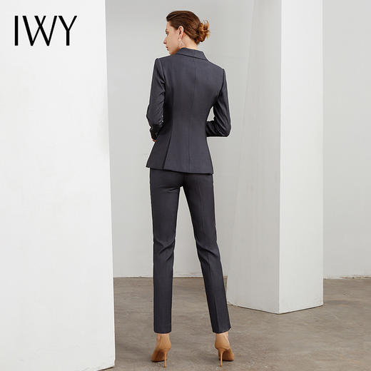 IWY/经典灰色西服西装套装女经理工作服售楼部高端职业装CP11101 商品图3