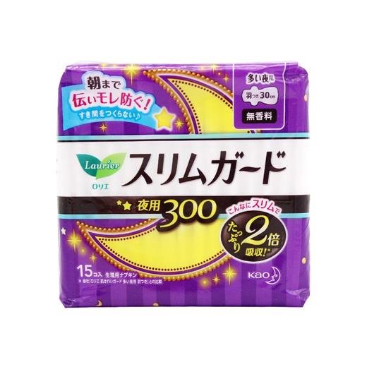 花王 乐而雅 超薄瞬吸卫生巾夜用30CM 15片 日本 商品图0