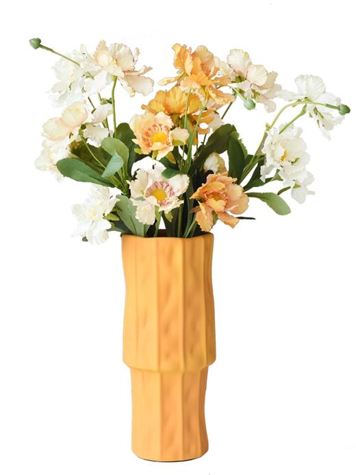 北欧莫兰迪色质感釉面陶瓷树形几何花瓶别墅样板房设计师陈设装饰下单3天内发货 商品图4