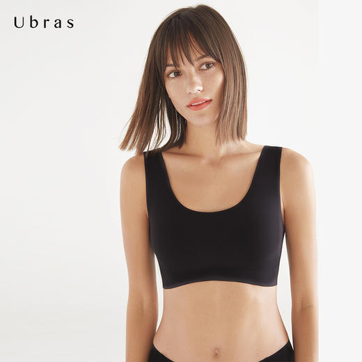 Ubras无尺码背心式文胸内衣 女无钢圈无痕舒适透气女士文胸胸罩 商品图1