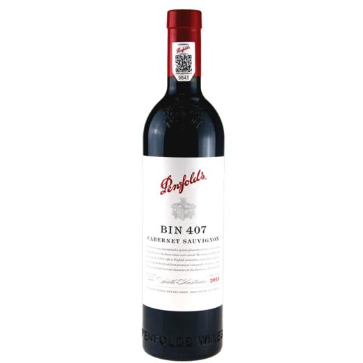 澳洲Penfolds进口红酒 奔富Bin407赤霞珠干红葡萄酒木塞 礼盒样式年份随机 bin407单支礼盒装 750ml 商品图1