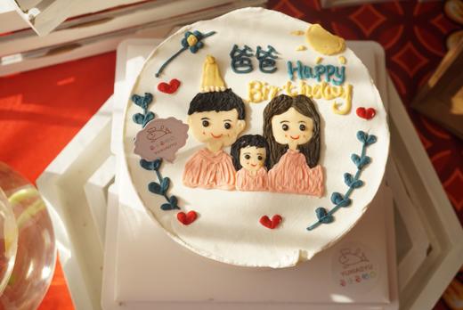 手绘一家三口 商品图0