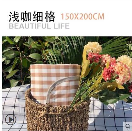野餐垫春郊游防潮沙滩垫野餐布户外便携防水草野炊地垫加厚ins风-CG 商品图6