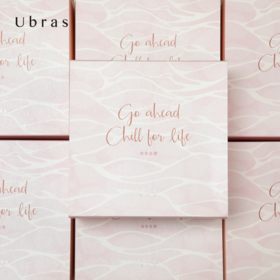 Ubras无尺码方领小浪花文胸套装礼盒内衣女文胸内裤套装礼盒