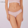 Ubras140支supima棉舒适无痕低腰三角裤不加裆透气蕾丝边内裤女 商品缩略图4