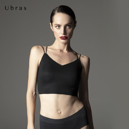 【欧阳娜娜同款】Ubras短款美背bra-in背心文胸一体内衣女内穿 商品图1