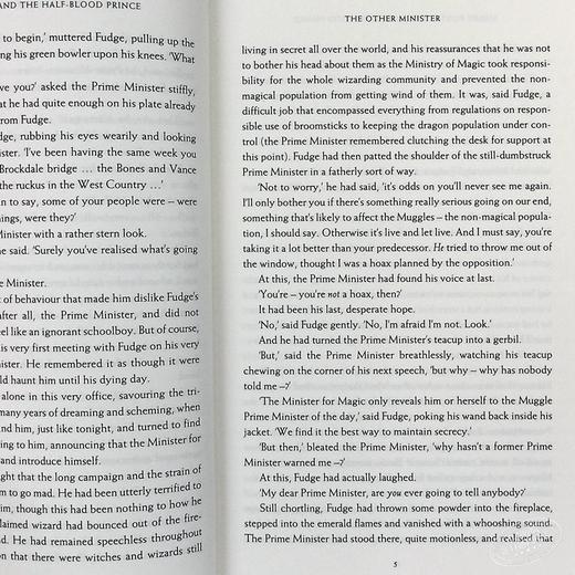 【中商原版】哈利波特6 哈利波特与混血王子 赫奇帕奇学院版平装 英文原版 Harry Potter and the Half Blood Prince Hufflepuff Edition 商品图5