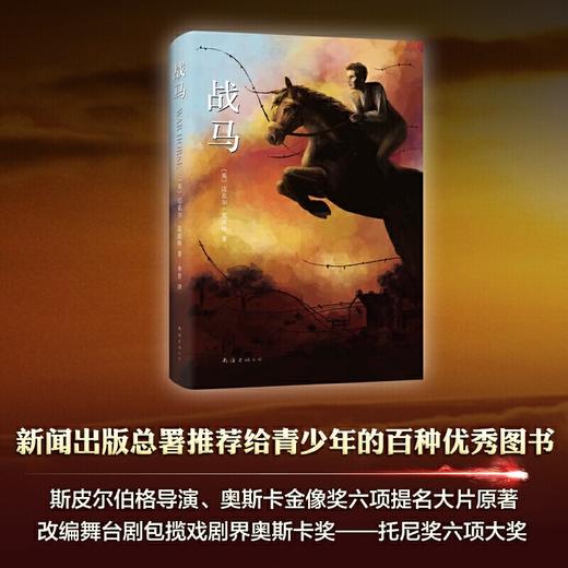 战马(精)迈克尔·莫波格著 五年级小学生课外阅读必读书籍儿童文学小说作品 10-12周岁童书读物图书 战马课外书 南海出版社 商品图1