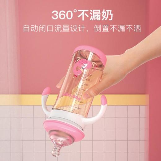 【母婴】*宽口径ppsu婴儿奶瓶带手柄把手防摔防呛防胀气新生儿奶瓶 商品图2