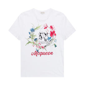 Alexander McQueen 麦昆 男士短袖 白色 622100 QPZ54 0900
