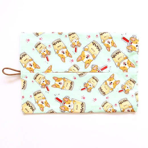 HUJI祤集Tissy纸巾袋插画珍珠奶茶小柯基 商品图0