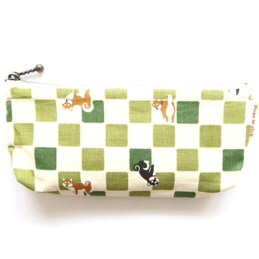 HUJI祤集笔袋插画棋盘格阿柴 商品图1