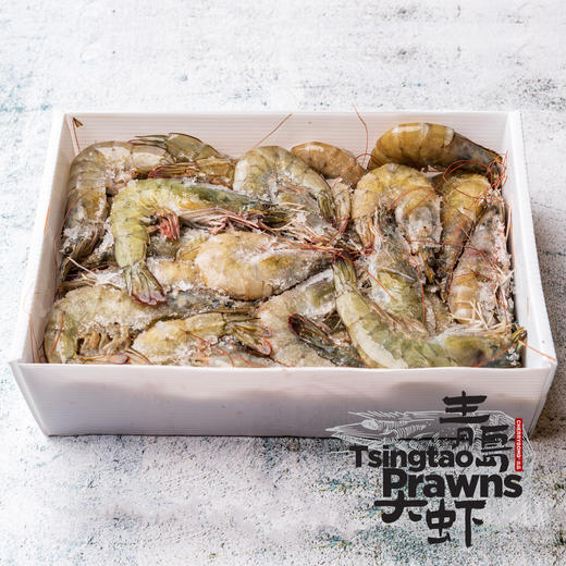 单只盐冻青岛大虾(无冰衣) 干冰保冷顺丰包邮 商品图6