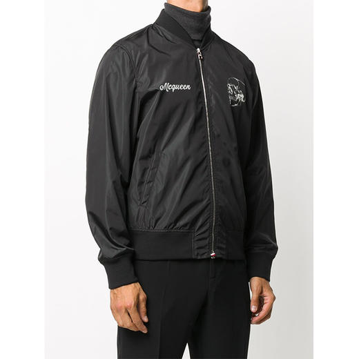 Alexander McQueen 麦昆 男士外套 黑色 615631 QPR72 1080 商品图2