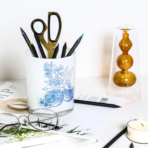 蓝色疏影香薰蜡烛 商品图2