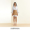 JUDYHUA 不对称口袋设计极简款白色衬衫 商品缩略图4