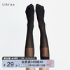 Ubras透感拼接天鹅绒及膝袜时尚透气秋新款袜子女中筒袜ins潮 商品缩略图0