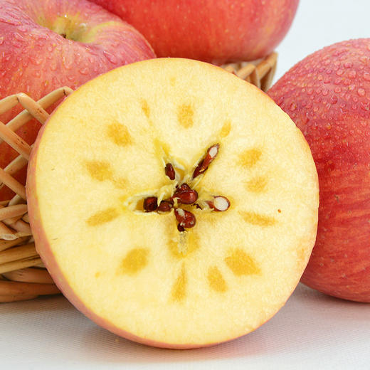 【新疆阿克苏苹果】冰糖心苹果 脆甜多汁 皮薄肉厚 个大饱满 老少皆宜