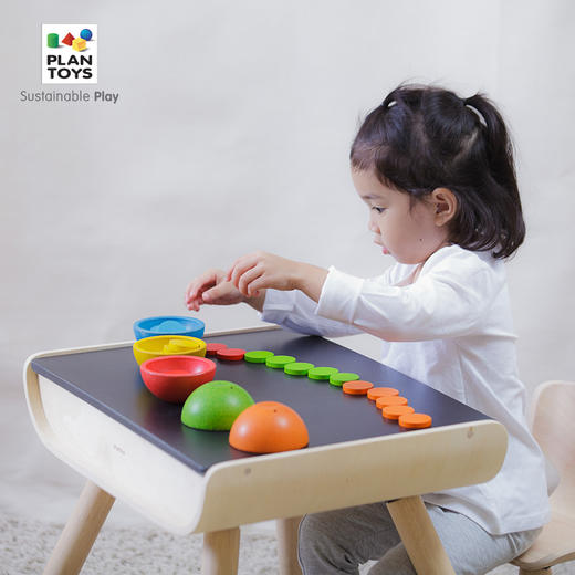 18月+ | 泰国Plantoys 排序计数杯 颜色分类排序 数学计数游戏宝宝早教玩具   18M+ 商品图2