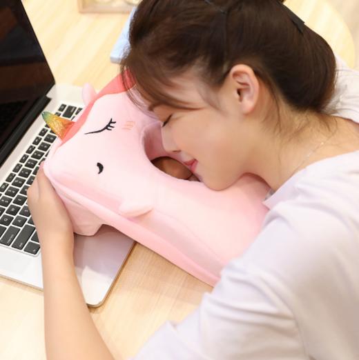 【家纺】卡通睡觉午睡午休神器办公室记忆棉午睡枕 儿童趴睡枕 学生趴趴枕 商品图2