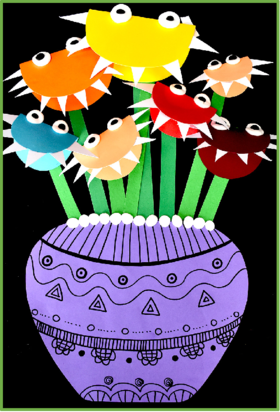 《趣画捕蝇草》低幼【自动发货：下单后，点击手机短信中收到的链接，即可获取文件下载的链接；如有任何问题，可添加客服微信hm33268获得帮助】
