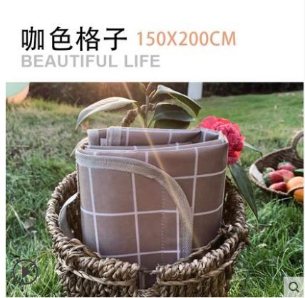 野餐垫春郊游防潮沙滩垫野餐布户外便携防水草野炊地垫加厚ins风-CG 商品图8