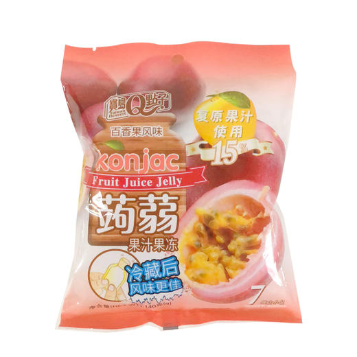 蒟蒻 果汁果冻百香果风味 140g/袋 商品图0