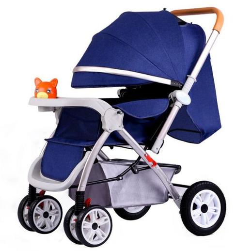 【婴儿车】高景观婴儿推车可做可躺折叠四轮避震双向儿童宝宝手推车童车 商品图3