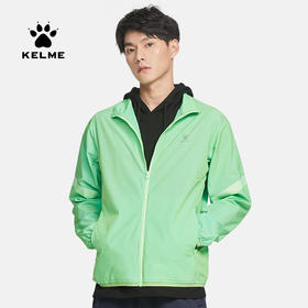 卡尔美运动休闲外套春夏新款开衫上衣综训梭织宽松夹克