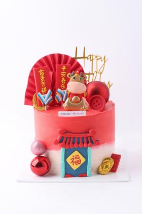 历史商品福气牛宝蛋糕